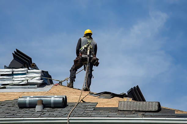 Professional Roofing technician working in Point Pleasant Beach, NJ